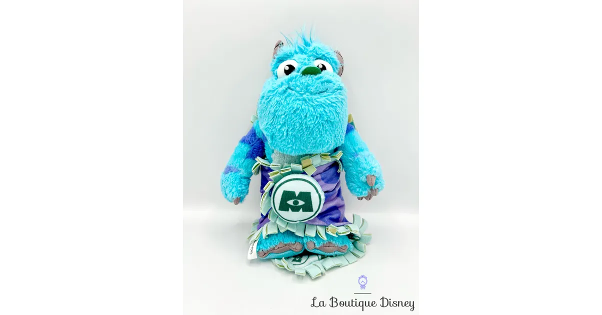 Peluche Sulli Monstres et Cie Disney Babies Disneyland Paris monstre bleu couffin couverture