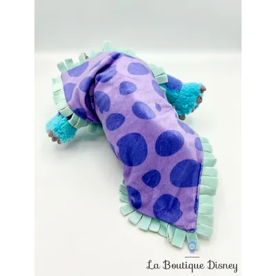 Peluche Sulli Monstres et Cie Disney Babies Disneyland Paris monstre bleu couffin couverture