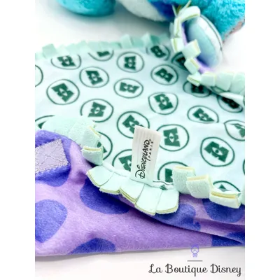 Peluche Sulli Monstres et Cie Disney Babies Disneyland Paris monstre bleu couffin couverture
