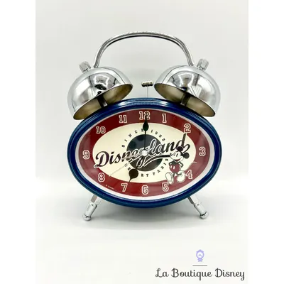 Réveil Mickey Mouse since 1992 Disneyland Paris Disney horloge bleu bordeaux